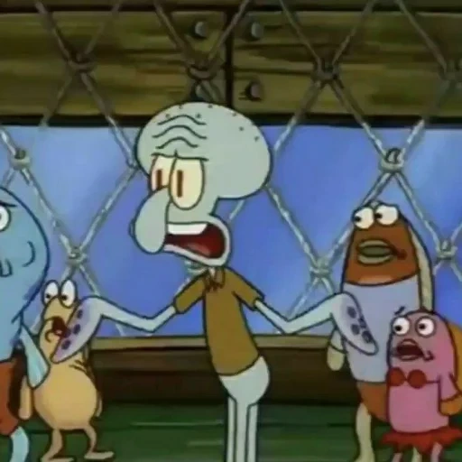 sponge bob squidward, spongebob square, pantaloni spongebob square, mr squidward di spongebob, animation stagione 7 spongebob square pants