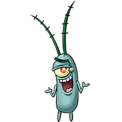 plancton, plankton sponch, haricot à éponge du plancton, bob éponge du plancton, éponges pulmonaires du plancton écrasées