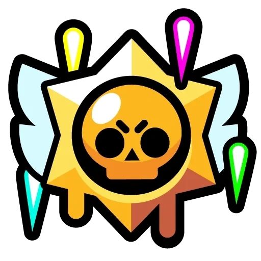 brawl stars, on braval star, bravl stars badge, amber bravl stars badge