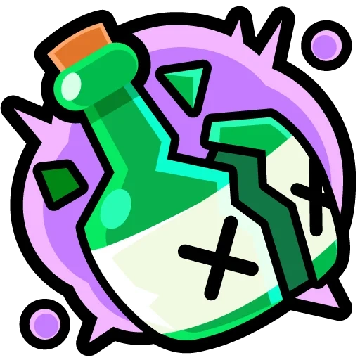 brawl stars, insignia de envenenamiento, emblema de laboratorio circular