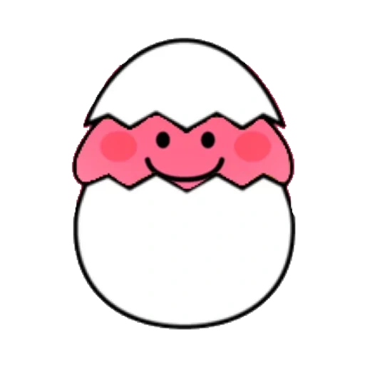 ein hühnerei, toodle eggs, kawaii zeichnungen, tsypenka vorlage, einfache zeichnungen