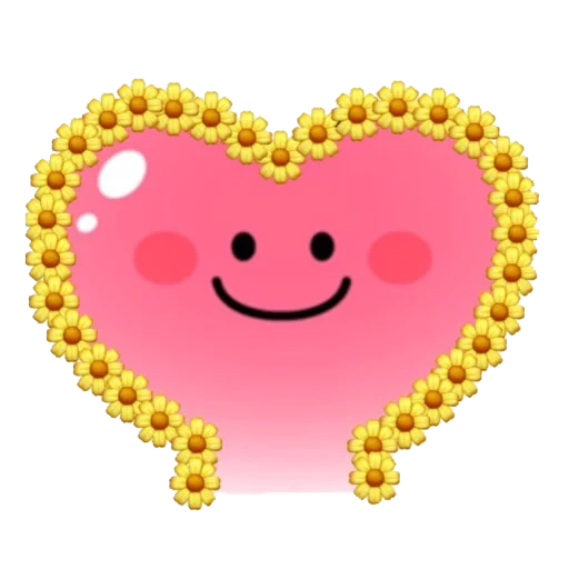 corazón, corazón, el corazón de kawaii, los corazones están vivos, el corazón de la felicidad