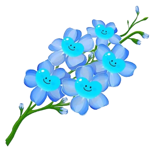 steppoproof, fleurs bleues, cherchant des enfants, fleur oublie me-pas, blue forget-me-nots