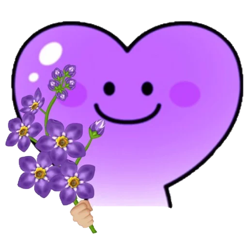 spring, hearts, the heart is sweet, the hearts are alive, purple heart