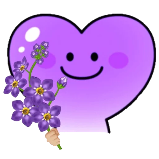 la primavera, cuore, tesoro, un cuore vivente, cuore viola