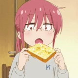 kobayashi, arte de anime, pão de anime, minori kobayashi, kobayashi temporada 2