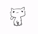 anjing laut yang lucu, pola yang indah, sketsa kecil, pola kucing yang lucu, gambar kucing kecil