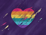 persone lesbiche gay bisessuali e transgender, la schermata, lgbt arcobaleno, arte creativa, pride month brands