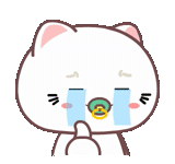 kawai cat, the cat is crying, kawai seal, chibi chuanwei seal