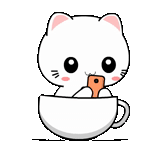 caffè chibi kawaii, disegni di kawaii, mochi mochi peach cat, disegni di gatti carini