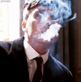 fumaça, cara, humano, o masculino, visores nítidos thomas shelby fuma