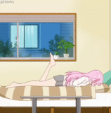 anime, yuri anime, anime moment, anime girl, kotatsu anime kobayashi