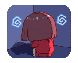 animation, lower game, frisk undertale, cartoon characters, lower-class figures