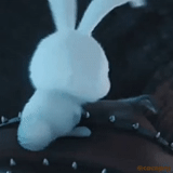 bunny yura, zeropolis, lebre de bola de neve, coelho de brinquedo, rabbit de zeropolis