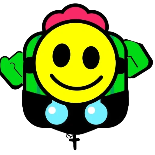 happy, flowy tag, smiley wheel, smiley headphones, smile headphones without a background