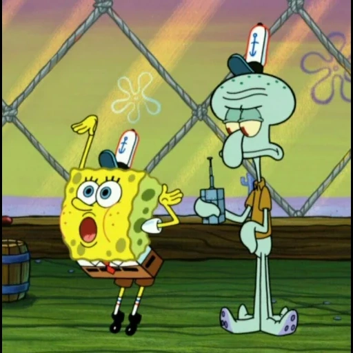 sponge bob, menari spongebob, sponge bob squidward, spongebob square pants, perlindungan spongebob untuk squidward