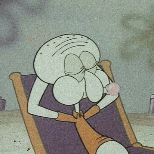 skvidward, take it easy, squidward is sad, skvidward aesthetics, sponge bob square pants