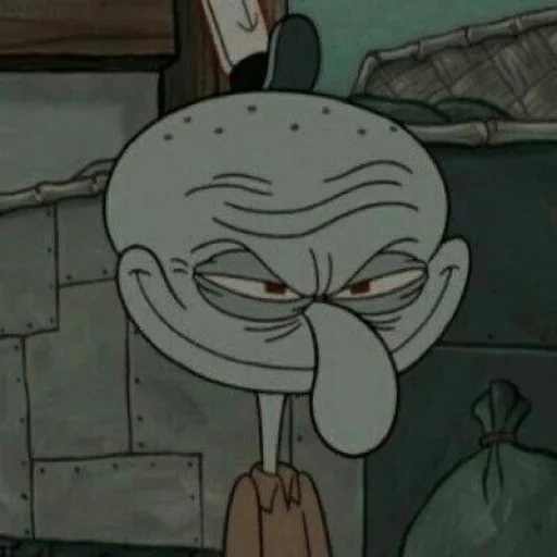 skvidward, evil skvidward, skvidward emotions, squidward is sad, skvidward aesthetics