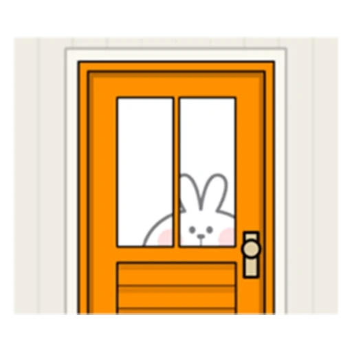 двери двери, открытая дверь, дверь раскраска, дверь белом фоне, кролик игнорите рисунок