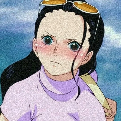 anime, van pease, nico robin, robin van peas, cartoon character