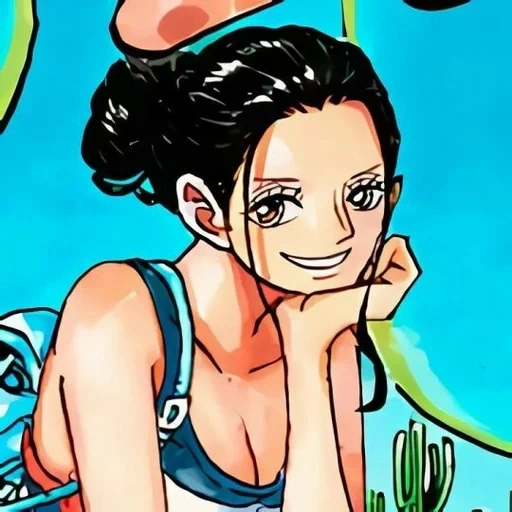 anime, van pis, anime de bande dessinée, anime de robin, robin one piece