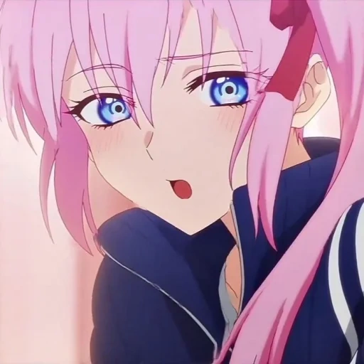 anime, anime yang indah, gadis anime, gadis anime, anime pink