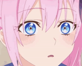 shikimori, menina anime, anime rosa, personagens de anime, sato matsuzaka olhos