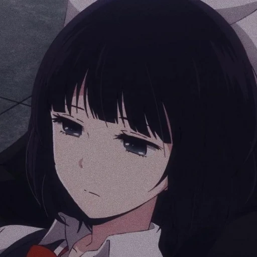 hanabi yasuraoka triste, garotas de anime, anime triste, anime, desenho