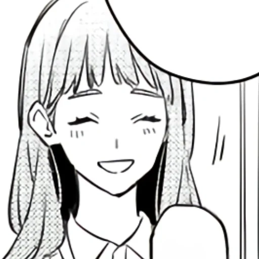 manga, imagen, manga de niña, personajes de anime, manga girl smiles