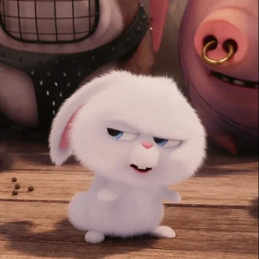 bola salju kelinci, kehidupan rahasia hewan peliharaan, kehidupan rahasia kelinci hewan peliharaan, snowball last life of pets, kehidupan terakhir pets rabbit snowball