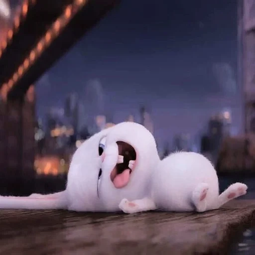 boule de neige de lapin, la vie secrète des animaux, la vie secrète des animaux de compagnie, dernière vie des animaux de compagnie snowball, vie secrète des animaux de compagnie hare snowball