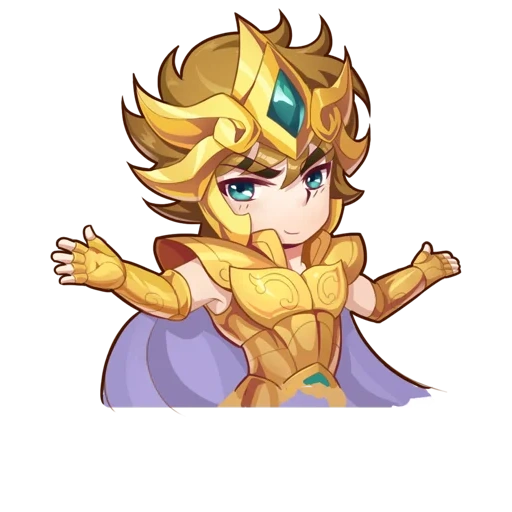 аниме, дио чиби, saint seiya, dio brando чиби