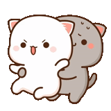 gatos kawaii, lindos dibujos de chibi, lindos dibujos de gatos, mochi mochi durazno gato, dibujos de lindos gatos