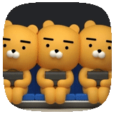 kakao, um brinquedo, amigos de linha, amigos kakao, emoticons coreanos