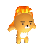 um brinquedo, animais, amigos de linha, os animais são fofos, emoticons coreanos