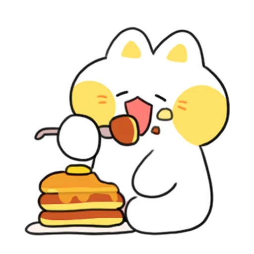kawaii, kawai kitty, cute drawings, food drawings are cute