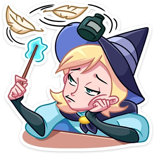anime witch, witcher reference, academy of witches, star butterfly witch, diana academy of witches broom