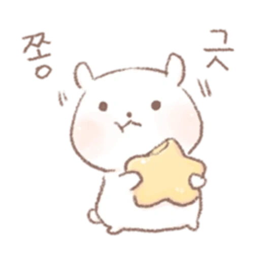 chibi hamster, cute drawings, the hamster of anime, the drawings are bad, lovely anime hamsters