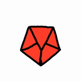símbolo, logotipo, crachá de diamante, diamond rb ruby, um saco de ícone de diamantes