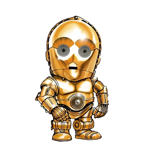 c3po star wars chibi, c 3 to star wars, c3po and enakin, star wars c 3 po, c 3 po