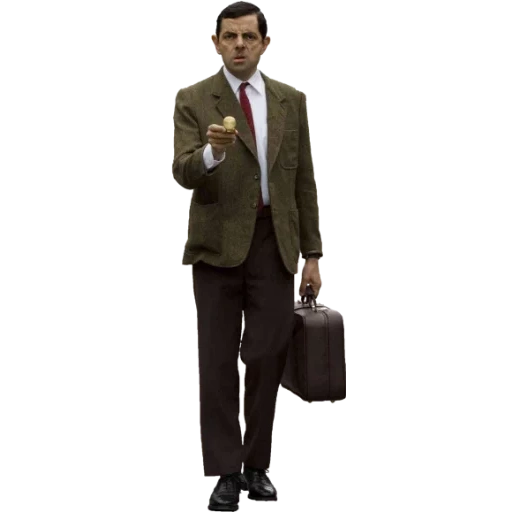 people, male, mr bean, people with cases, a businessman