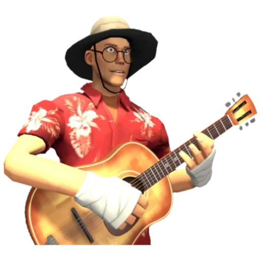 people, male, mariachi, spanish guitar, team fortress 2 engineer