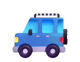 emoji jeep, smileik jeep, emoji trailer, emoji car, emoji trolleybus