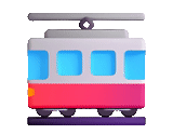 wagon emoji, train clipart, tram emoji, tram emoji