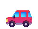 voiture, jeep emoji, voiture de fond, emoji est une voiture rouge, machine dessinant des enfants
