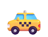 taxi de emoji, taxi de emoji, máquina emoji, solicitud de taxi, coche de taxi de los niños