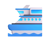 feribot, bateau, navire vectoriel, l'icône du navire, navire emoji