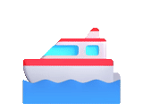 barco, navio, barco emoji, transporte de água, transporte marítimo