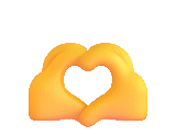 símbolo de expresión, corazón, juguetes, expresión en forma de corazón, manos dobladas emoticones en forma de corazón
