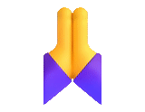 logo, emojis hand, das design des logos, rocket star logo, logo rostelecom 2021